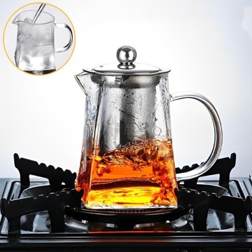 Термостойкий чайник 750 мл со вставкой из нержавеющей стали