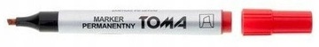TOMA RED MARKER ОБРЕЗАННЫЙ НАКОНЕЧНИК БЫСТРОСУХАЮЩИЙ