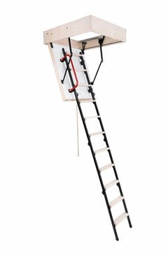 schody strychowe MINI Extra 80x70 gruba płyta 46mm