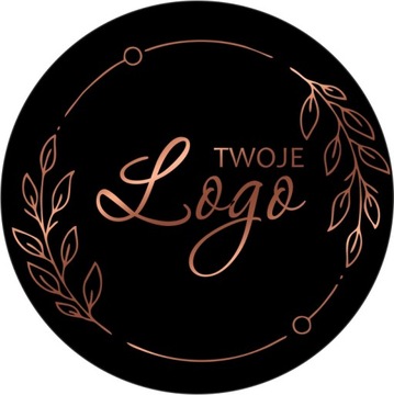 naklejki Etykiety z LOGO twojej firmy 4 cm 100szt