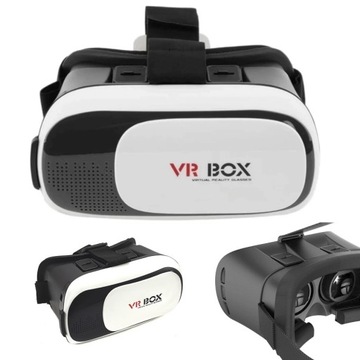 OKULARY GOOGLE VR DO TELEFONU SMARTFONA 3D DO GIER 360 STOPNI WIRTUALNE