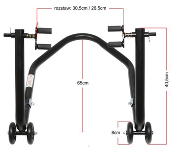 STOJAK DO MOTOCYKLA MOTOCYKLOWY MOTOR PODNOŚNIK WZMACNIANY na PRZÓD 340kg