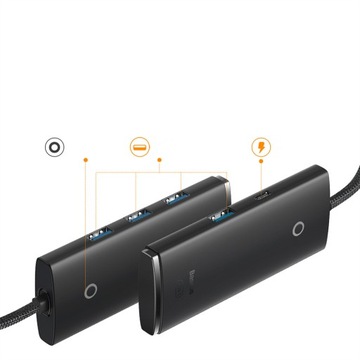 АДАПТЕР BASEUS-ХАБА USB/4x USB-РАЗВЕТВИТЕЛЬ АДАПТЕР 5 Гбит/с