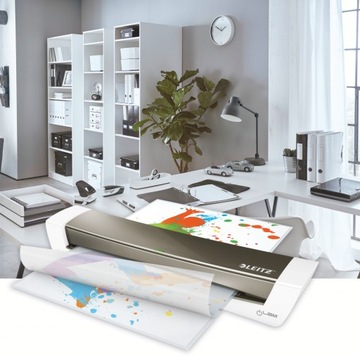 Laminator Leitz iLam Home Office A3 biało-szary x2