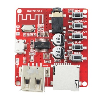 Moduł Audio Bluetooth 4.1 i MP3 z gniazdem Jack