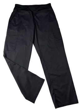 Spodnie damskie medyczne scrubs szare na gumce BUTTER SOFT r. XS petite USA