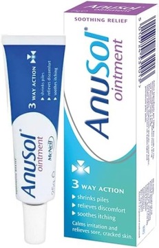 ANUSOL CREAM KREM NA HEMOROIDY 25g