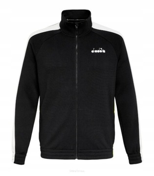 Bluza tenisowa Diadora FZ Jacket czarna r.L
