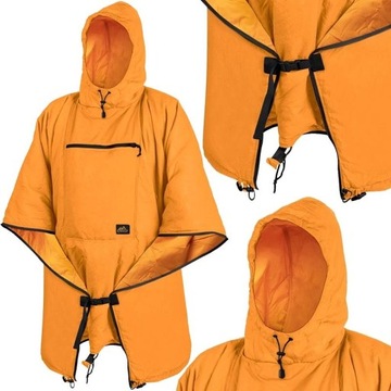 Poncho Śpiwór Quilt HELIKON SWAGMAN ROLL Pomarańczowy