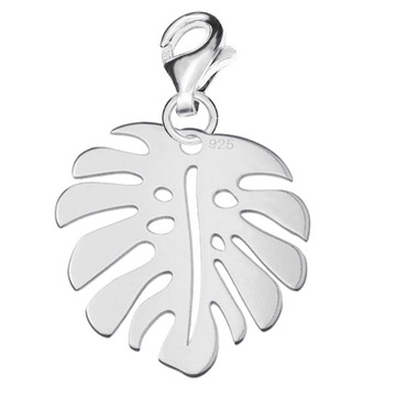 CHARMS ZAWIESZKA MONSTERA LIŚĆ MONSTERY srebro 925