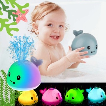 БАССЕЙН ФОНТАН ДЛЯ ВАННЫ СВЕТЯЩИЙСЯ ПЛАВАЮЩИЙ ШАР СВЕТОДИОДНАЯ ИГРУШКА ДЛЯ ДЕТЕЙ