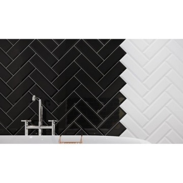 НАСТЕННАЯ ПЛИТКА METRO STYLE белая 10x30 OPOCZNO