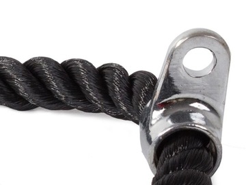 Прочная веревочная ручка для тяги атланта на трицепс.