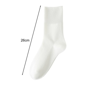 1 Pair Women Summer Socks Thin High Elasticity Solid Color