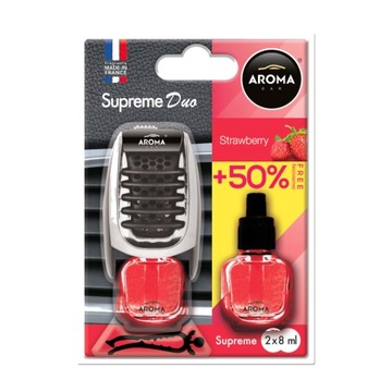 ZAPACH DO AUTA AROMA CAR SUPREME - STRAWBERRY DUO