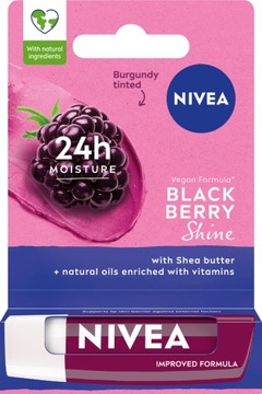 NIVEA Pomadka ochronna do ust Blackberry Shine