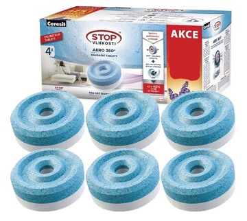 POCHŁANIACZ WILGOCI METYLAN AERO360 TABLETKI 6x450CERESIT POCHŁANIACZ WILGO