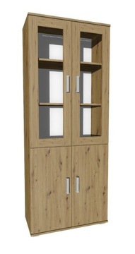 Witryna VICTORIA 4D-UNI 80 cm artisan - kolory
