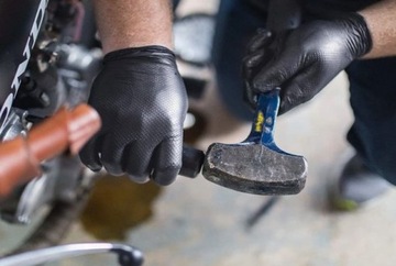 НИТРИЛОВЫЕ ПЕРЧАТКИ ДЛЯ МАСТЕРСКИХ механика ЧЕРНЫЕ ПЕРЧАТКИ STRONG GRIP XXL 11