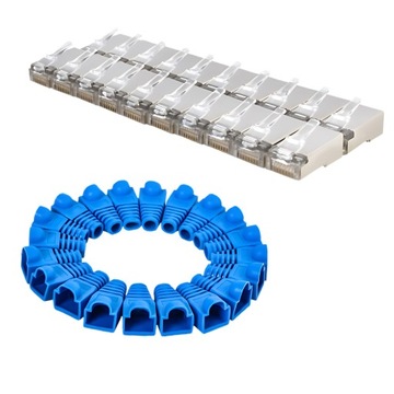 Zaciskarka Do Kabli LAN Sieciowych Tester Kabli RJ45 RJ11 3in1 Zestaw ETUI