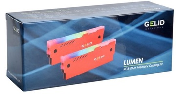 Gelid Chłodzenie Pamięci RAM LUMEN RGB RED