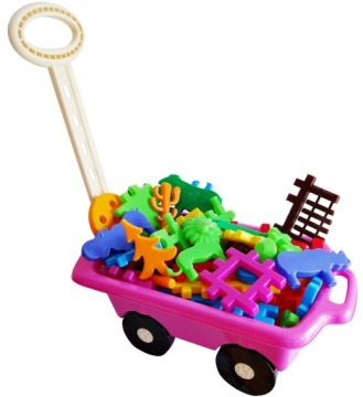 НАБОР ТАЧКА С РУЧКОЙ + ВАФЕЛЬНЫЕ БЛОКИ MIX 60