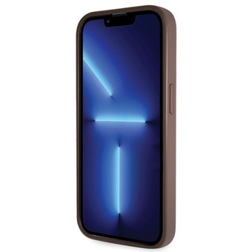 КОРИЧНЕВЫЙ ЧЕХОЛ GUESS ДЛЯ APPLE IPHONE 15 PRO MAX 6.7 CROSSBODY 4G С МЕТАЛЛИЧЕСКИМ ЛОГОТИПОМ