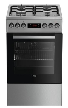 Kuchnia gazowo-elektryczna Beko FSE 52326 DXD 55l 50cm