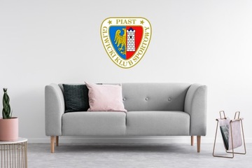 Herb Piast Gliwice na ścianę prezent szyld dla fana klubu dla chłopaka męża