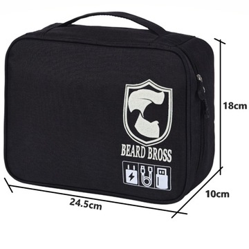 Набор кистей для бороды, расческа, трафарет для бороды