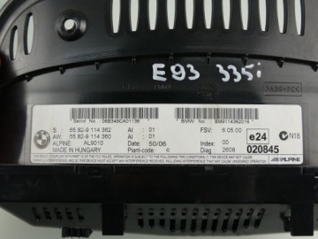 BMW 3 E93 E92 КОМПЛЕКТ ПРИВОДА РАДИОНАВИГАЦИОННОГО МОНИТОРА