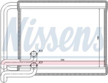 NISSENS 77534 NÁHRADA TEPLÁ TOPENÍ INTERIÉR