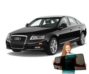 Sluneční clony na magnety pro Audi A6 C6 Sedan 2004-2011