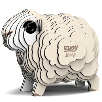 Eugy Owca Eko Układanka Puzzle 3D