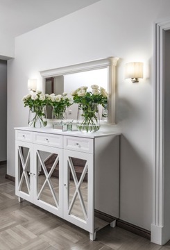 Зеркальный цветочный горшок, современный, Гламур