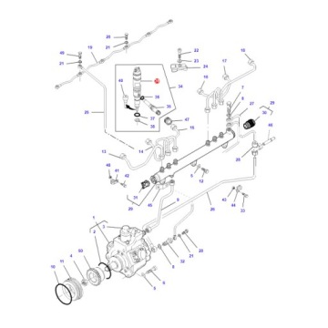 Топливная форсунка V837062629 Bosch CR 0445120340
