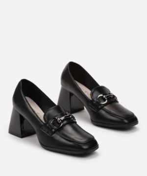 ЧЕРНЫЕ ТУФЛИ ИЗ КОЖИ GOODIN FL412 Cisara R 38