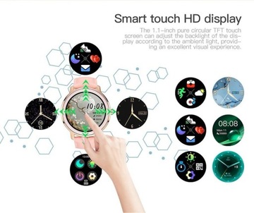 SMARTWATCH DAMSKI Rubicon RNBE66 WŁASNE TARCZE