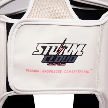 Боксерский шлем StormCloud StarFall White Pink L/XL