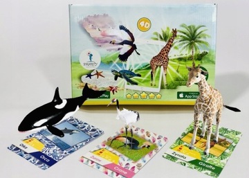 ПТИЦЫ ЖИВОТНЫЕ РЫБЫ ИНТЕРАКТИВНЫЕ КАРТОЧКИ СМАРТФОН 4D ПРИЛОЖЕНИЕ SMARTY 3+
