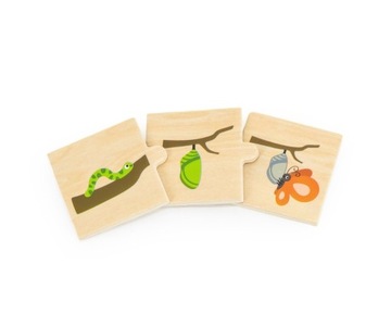 VIGA Деревянная головоломка «Собери игры с животными»