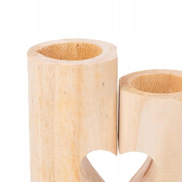 Solid Wood Tealight Holders Wooden Candle Stand