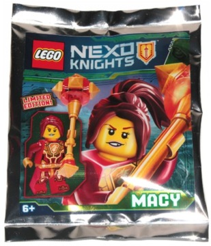LEGO NEXO KNIGHTS 271831 MACY nex149 + BROŃ SASZETKA POLYBAG, NOWE