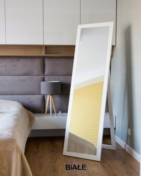 DUŻE lustro STOJĄCE rama PREMIUM 180x60 CZARNE