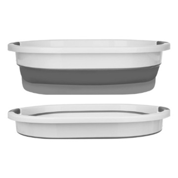 Миска Руххи овальная, 25 л, белый, разноцветный