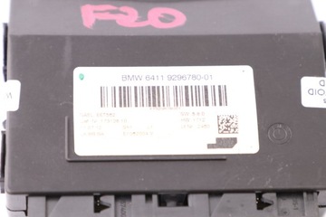 BMW F20 F30 MODUL ŘÍZENÍ KLIMATIZACE 9296780