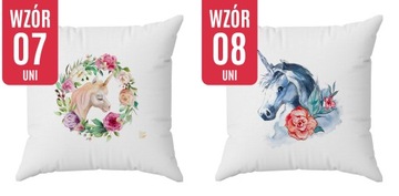 Piękna poduszka z Jednorożcami, unicorn - Dla dziecka personalizowana wybór