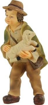 Chłopak z barankiem 9,3cm wys. do fig. o wys. 12cm