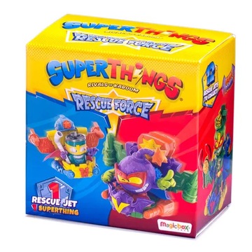 Фигурка SUPERTHINGS + Автомобиль Rescue Force s10