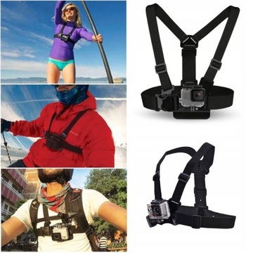 Szelki uchwyt Chest Mount do GOPRO HERO 12 11 10 9 8 7 mocowanie uprząż